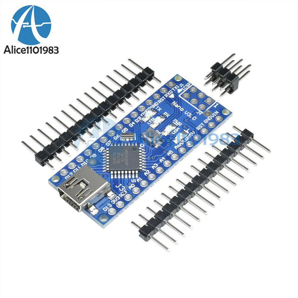 ENC28J60 Ethernet Shield Module+Arduino USB Nano V3.0 Atmega328P 5V 16M Board