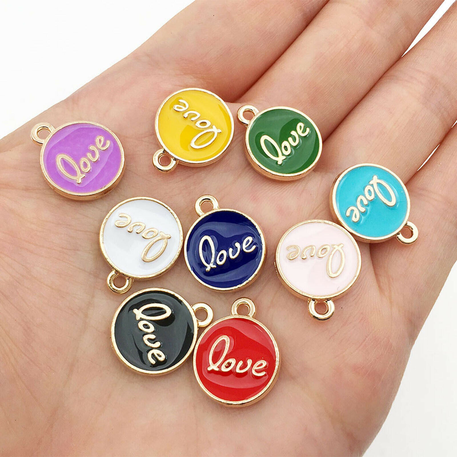 45 Alloy Charms Pendants Jewelry Making Necklace Mix DIY Craft Supplies