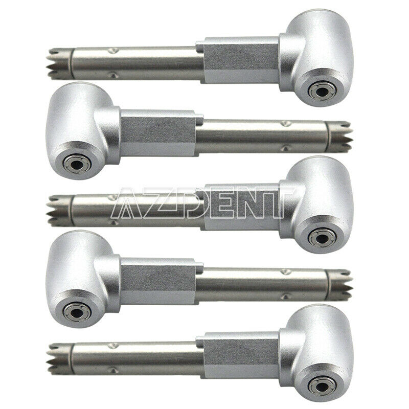 5XDental Contra Angle Head FG1.6mm fit Low Speed Handpiece Push Button