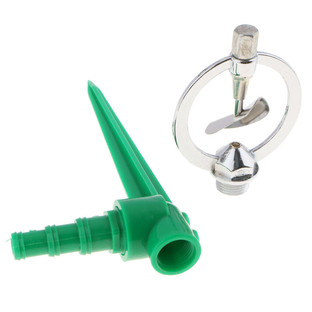 JR6030 Flow Garden Lawn Rotating Sprinkler w/ Spike Spray Nozzle Irrigation