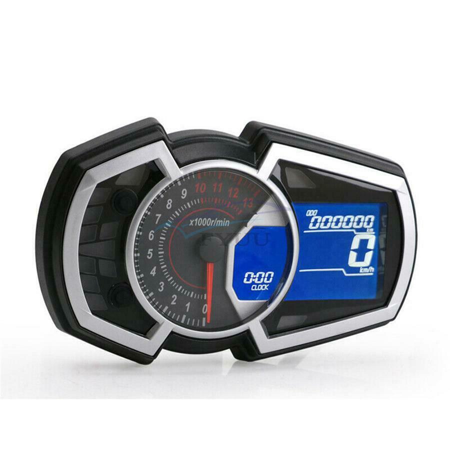 Multi-Function Motorcycle Speedometer Odometer RPM Fuel Gauge N-Gear Tachometer