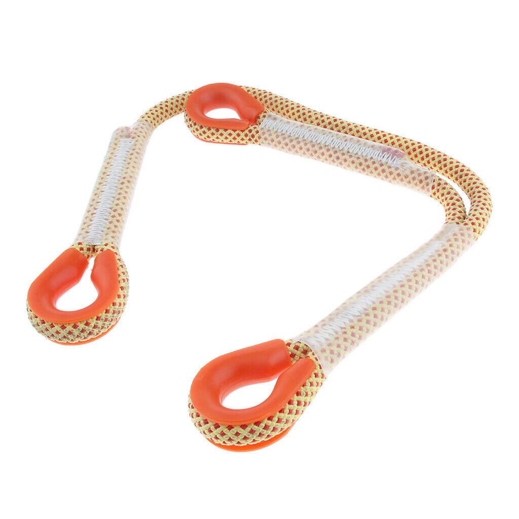 11mm 20kN Prusik Cord Loop Safety Y Lanyard for Climbing Tree Arborist