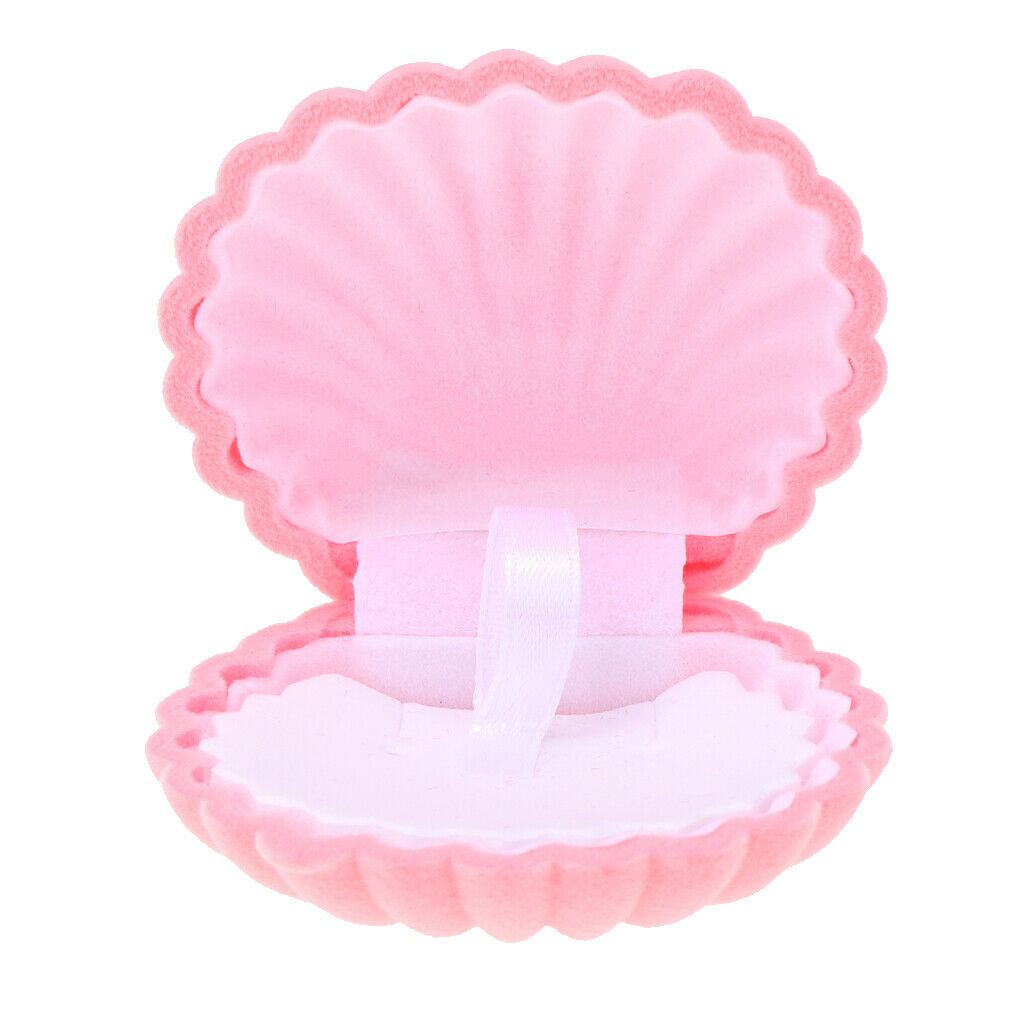 Personal Jewelry Necklace Storage Pink Shell Jewelry Gift  Box