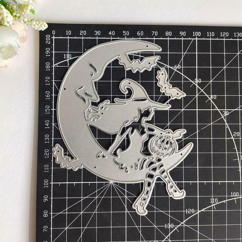 Halloween Moon Metal Cutting Dies Stencil Scrapbook Album Paper Card Template