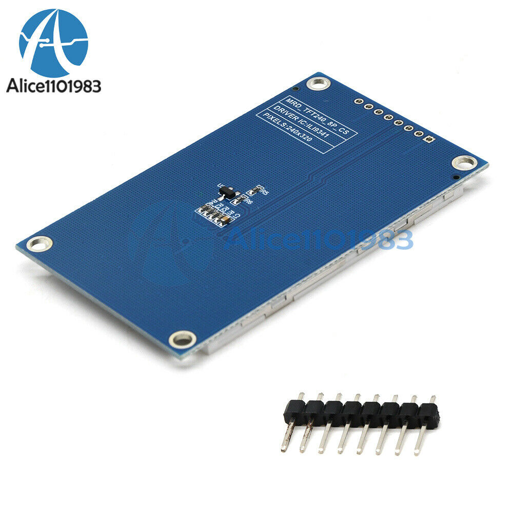 2.4 inch TFT LCD Color Screen SPI Serial Port module ILI9341 Driver 240X320