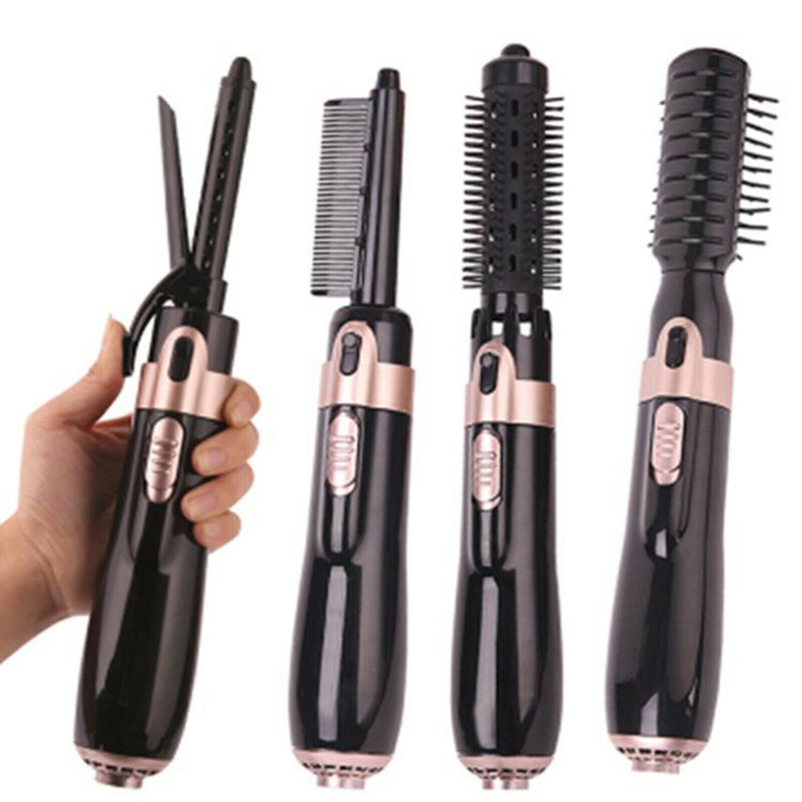 Hot Air Brush, Hair Dryer with Hair Curler Straightener Styler, Ceramic Electric