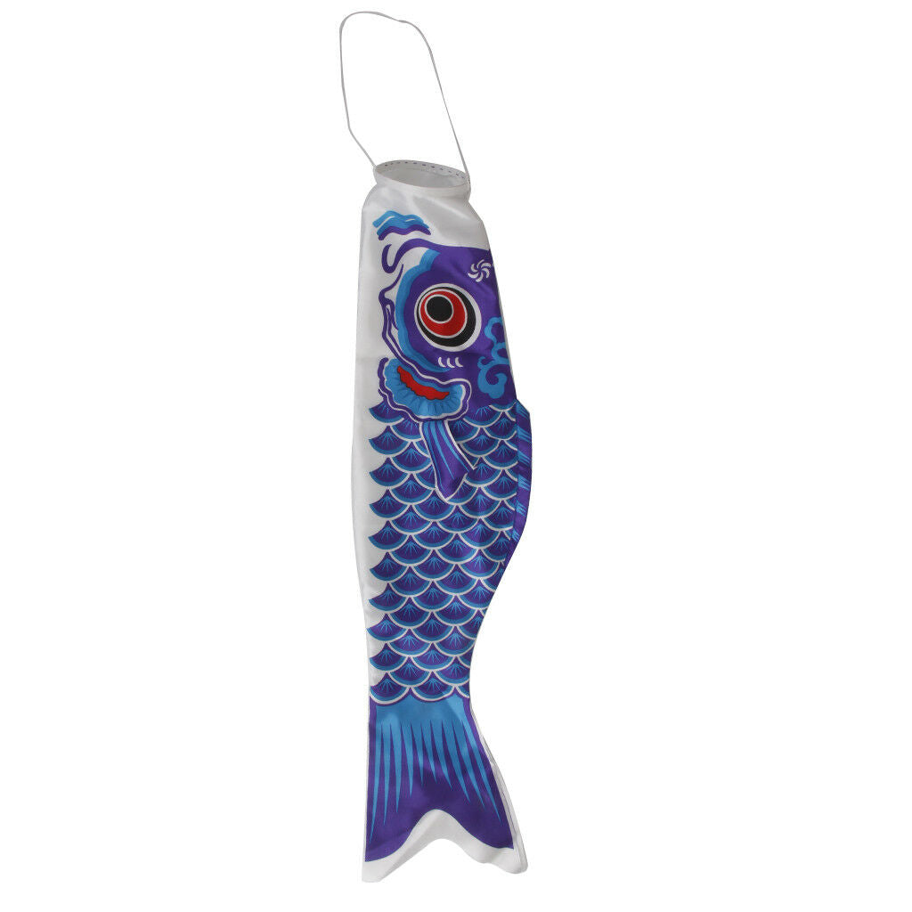 150cm Koi Nobori Japanese Carp Wind Sock Koinobori   Flag Kite (Blue)