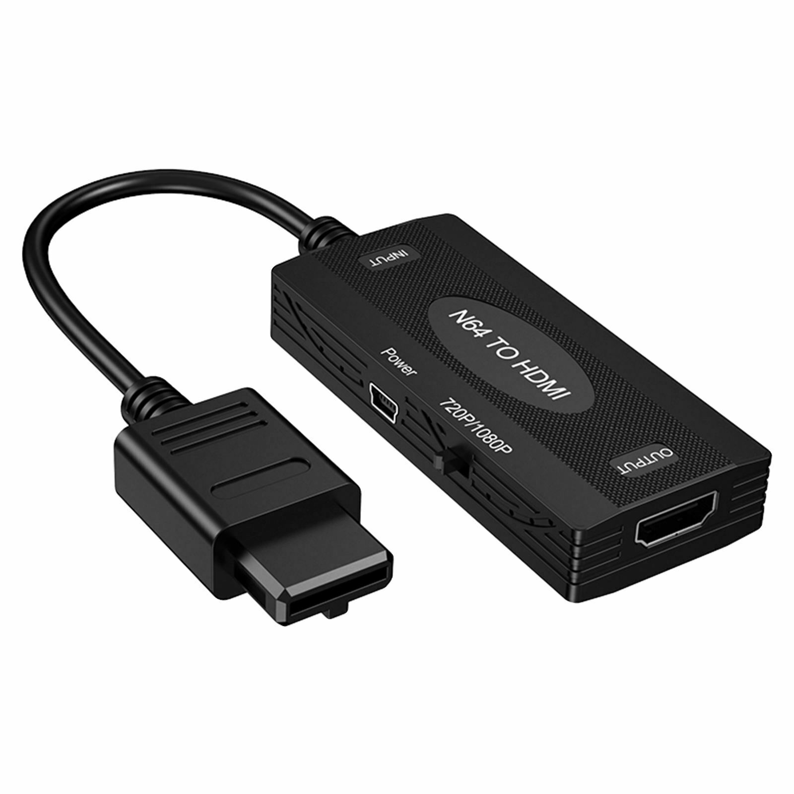 N64 To HDMI Converter for Nintendo 64 Console Portable Easy Use Premium