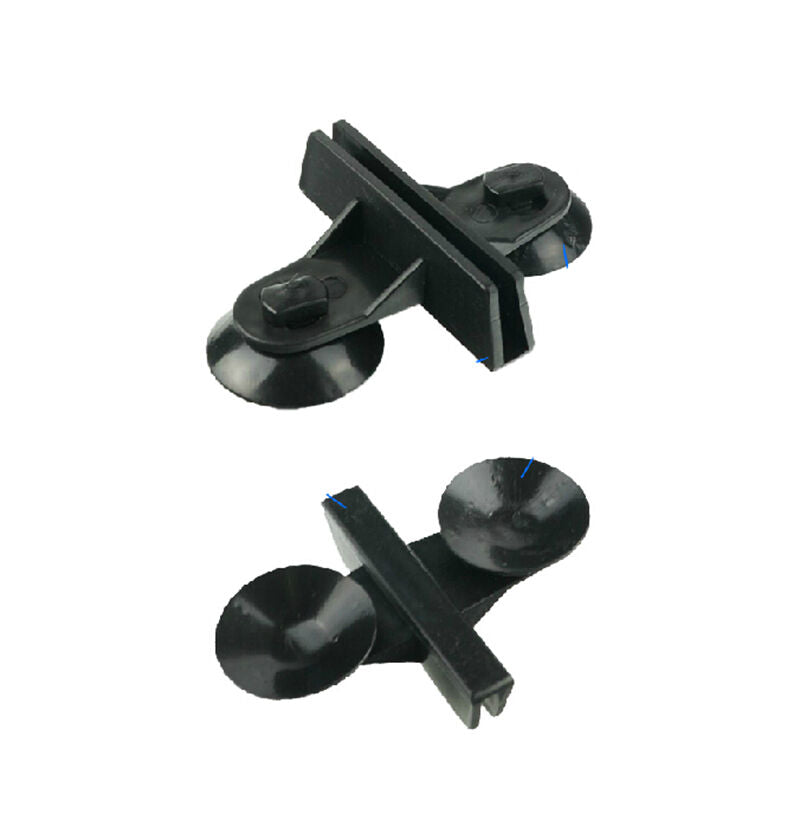 5pcs X Black Plastic Divider Sheet Holder Suction Cups for Aquarium Fish T.l8