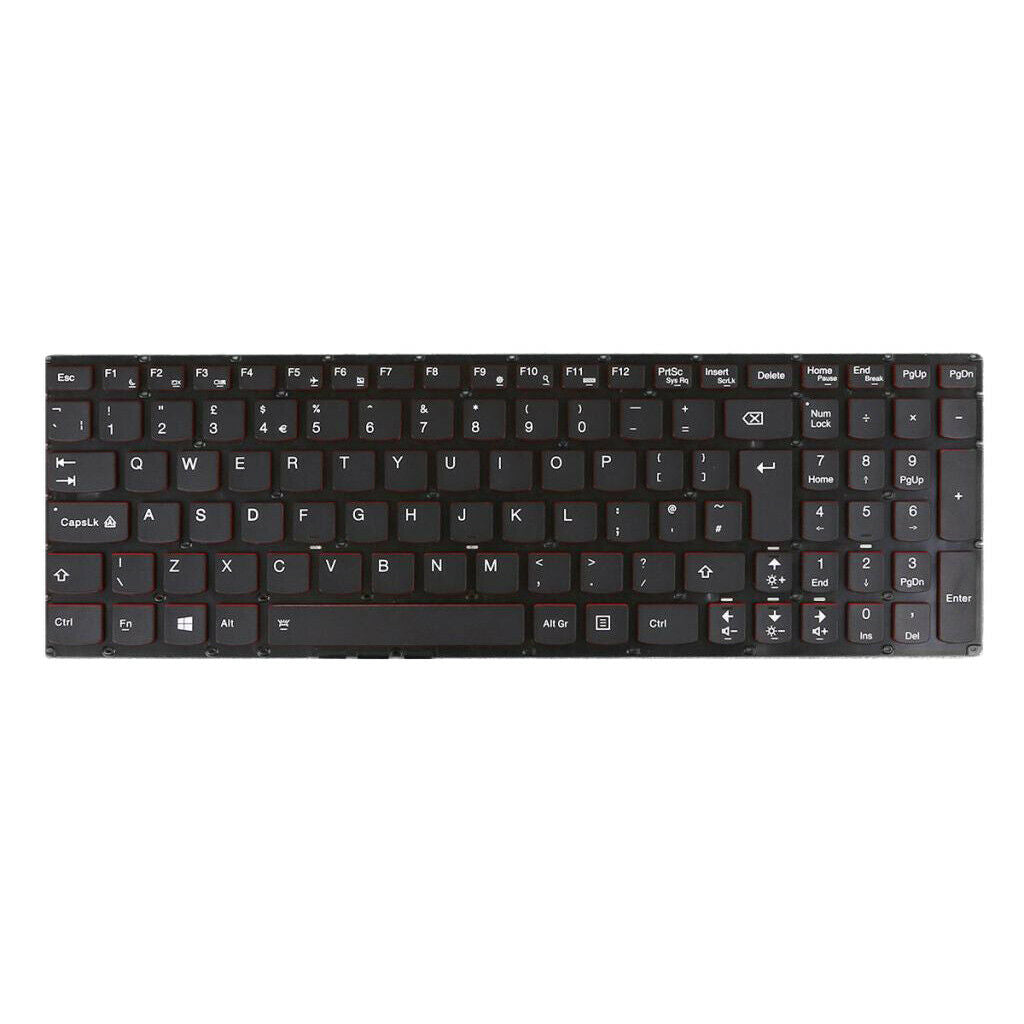 US English Layout Full Keyboard with Red Backlit for Lenovo Y50-70 Laptop