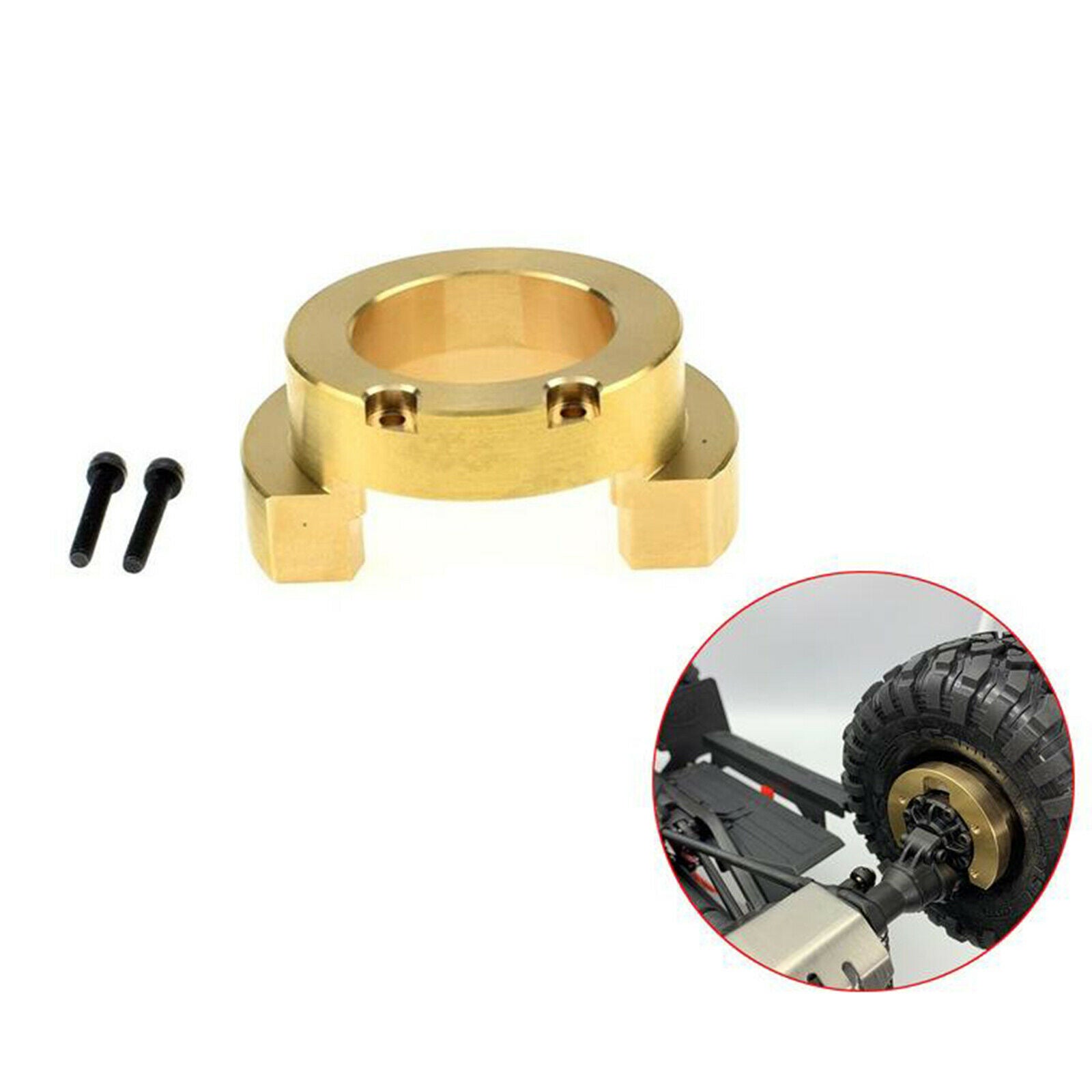 Heavy Duty Wheel Counterweight for TRX6 TRX4 1/10 Scale RC Crawler Car Accs