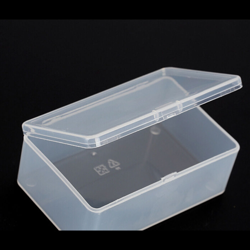 Square Plastic Clear Transparent With Lid Storage Box Collection Containers/ TL