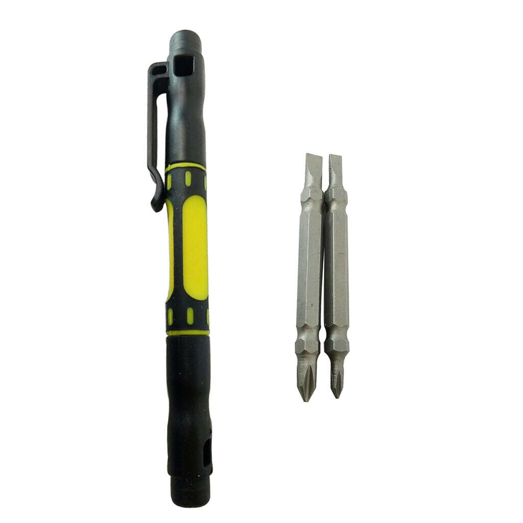 4 in 1 Pocket Screwdriver Double Sided Screwdriver Bits Repair