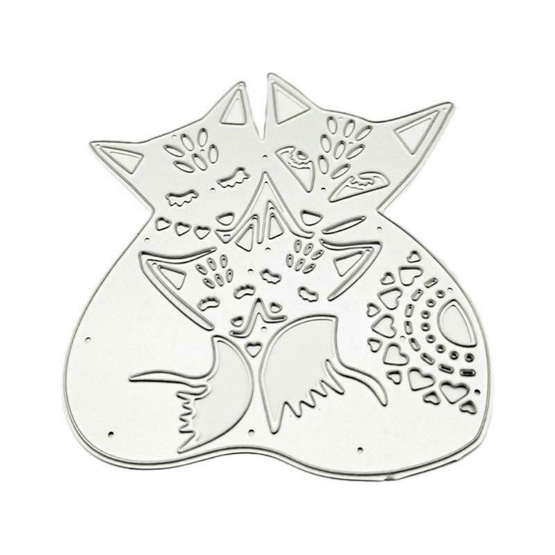 Cat Metal Cutting Die Creative Animal Shape Embossing Template Cutting Stencil