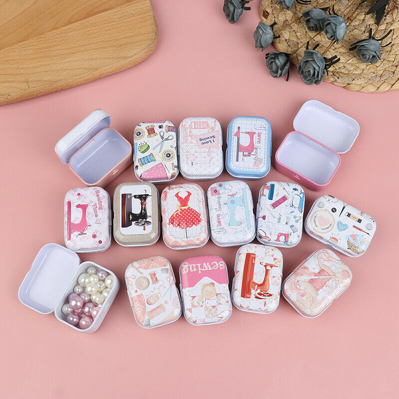 Mini Tin Box Sealed Jar Packing Jewelry Candy Small Storage Cans Coin Gi.l8