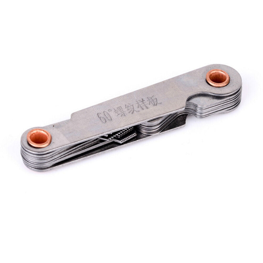 Best 60 Degree Thread Blades Screw Pitch Gage Gauge Dual Head Measure Too.l8
