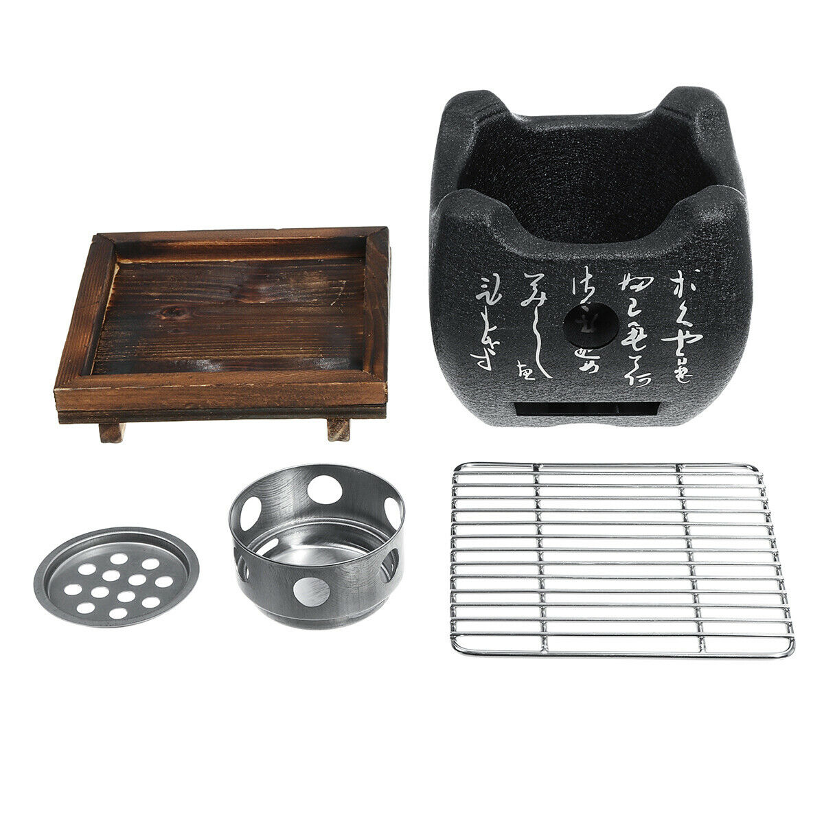Japanese Korean Ceramic Hibachi BBQ Table Grill Yakitori Barbecue Charcoa @ L â˜ª