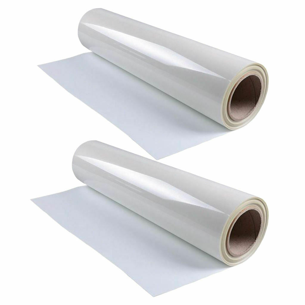 2x 1.1yd Matte Heat Transfer Vinyl Iron On Film for T Shirts Crafts Fabrics