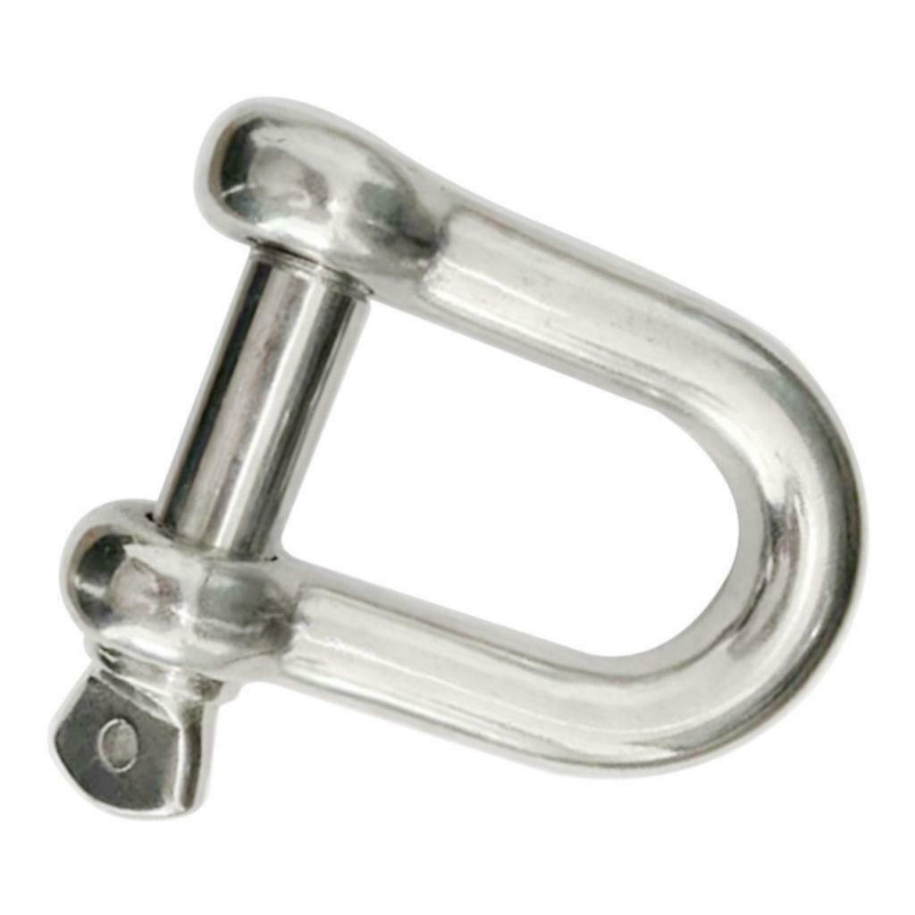 Marine Boat Sail Anchor Chain Rigging D Shackle Pin 304 Stainless Steel 20mm