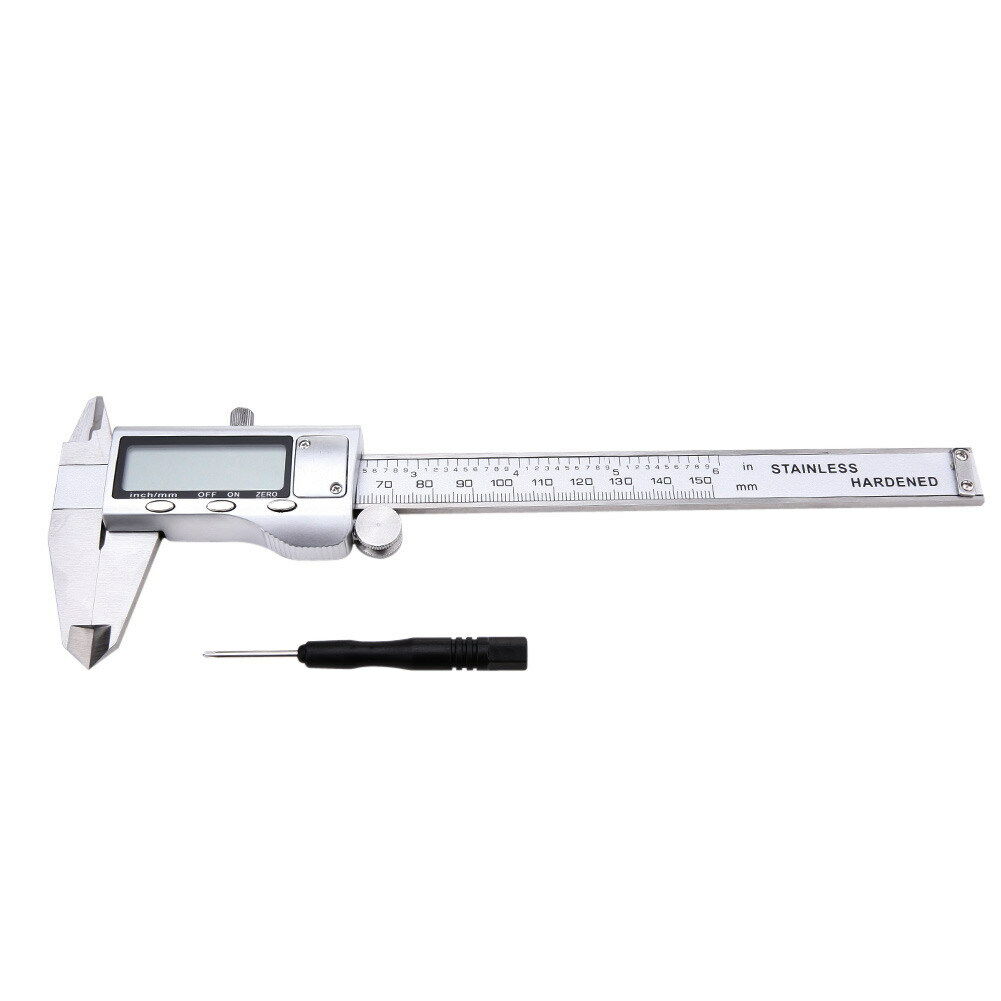 0-150mm/6in Digitals Electronic Gauge Stainless Steel Vernier Caliper Micrometer