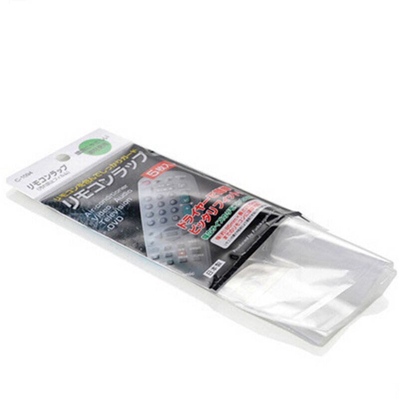10X Heat Shrink Film TV Air-Conditioners Video Remote Control Protectors .l8