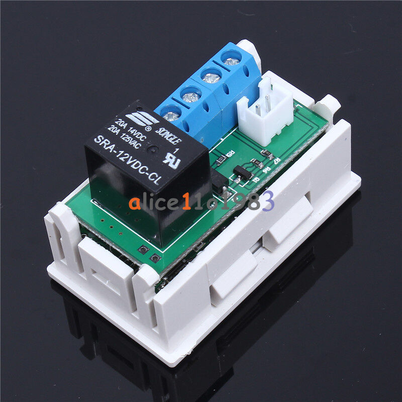 12V Timing Delay Cycling Digital Double LED Display Relay Module Switch