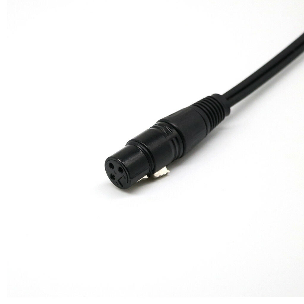 2x Audio Cable- 12Inch Splitter Patch Y Cable - 1 XLR Female to 2 RCA Male