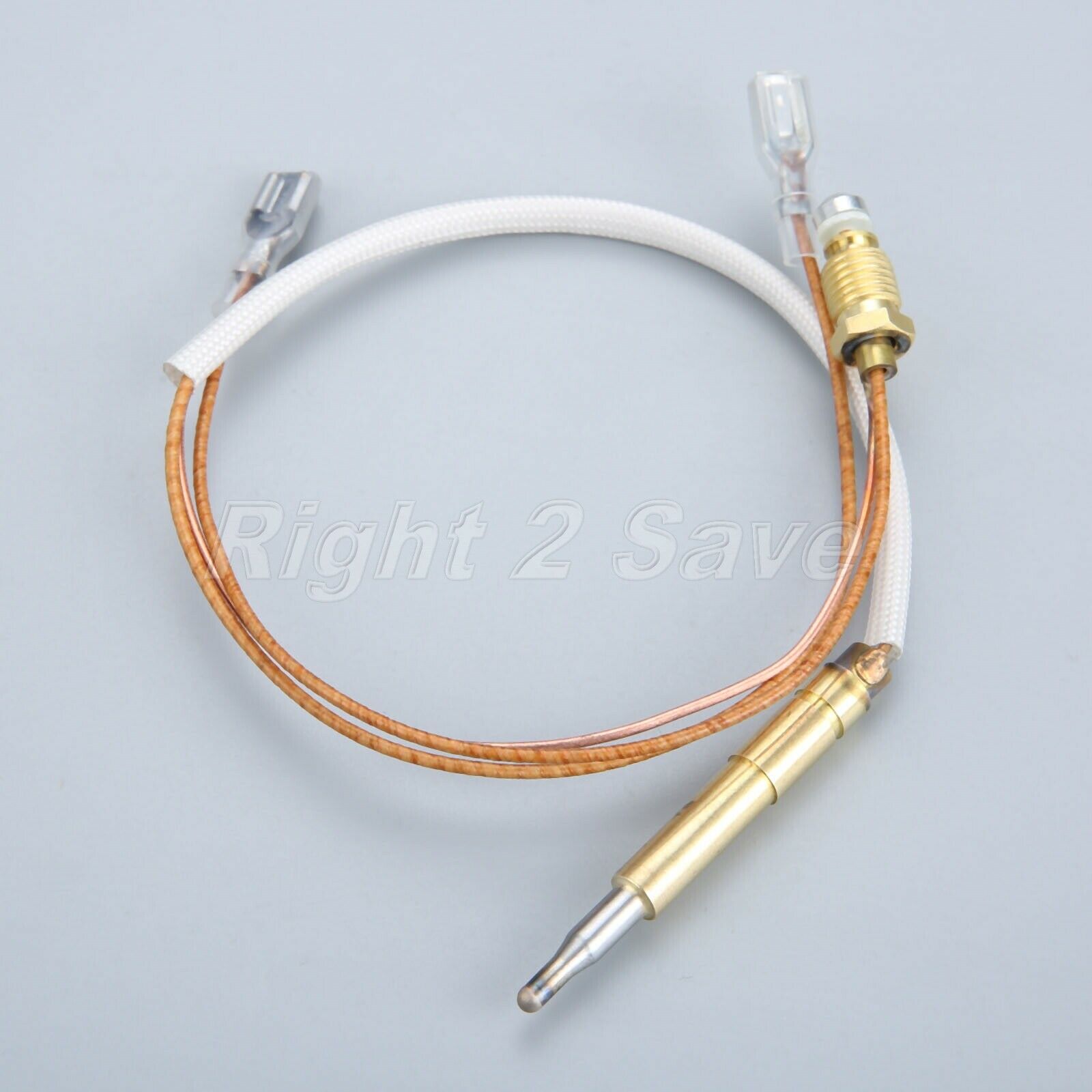 Groove Type Thermocouple 350mm With 4.8mm Flat Terminal Nuts Gas Patio Heater