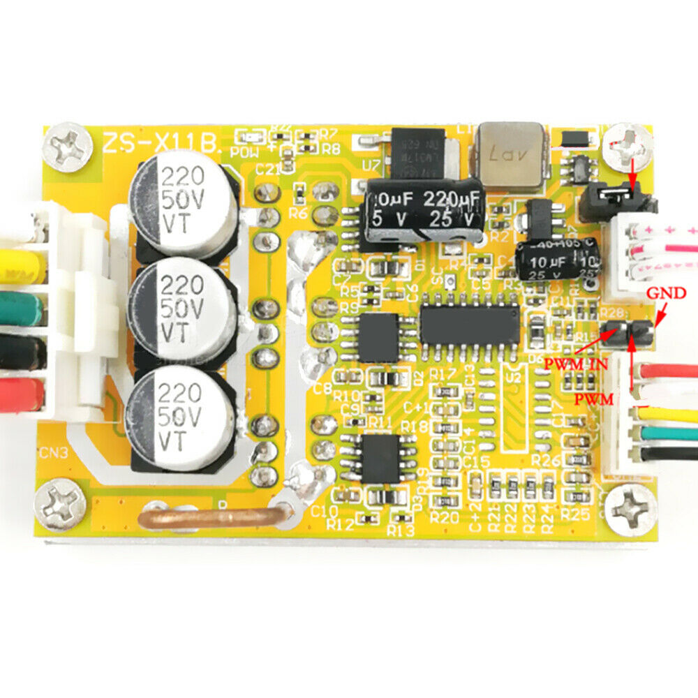 350W BLDC Three-Phase DC Brushless With Hall Motor Sensorless Brushless Motor