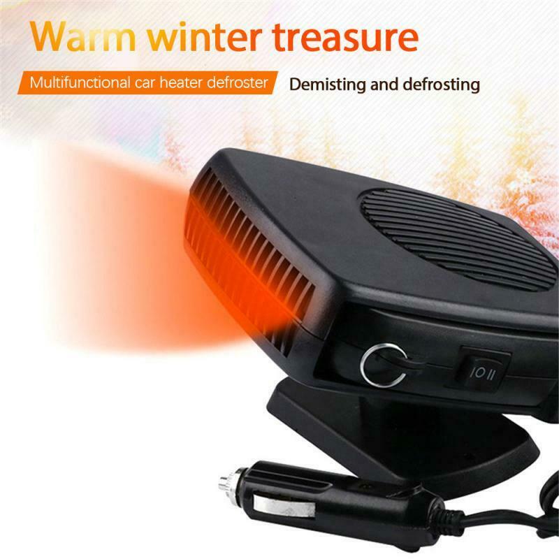 150W Electric Car Heater Heating 12V/24V DC Fan Defogger Defroster Demister Port