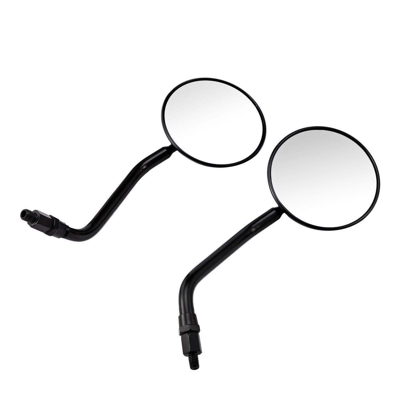 Motorcycle Rear View Rearview Side Round Blind Spot Mirrors Universal 8mm/10mm