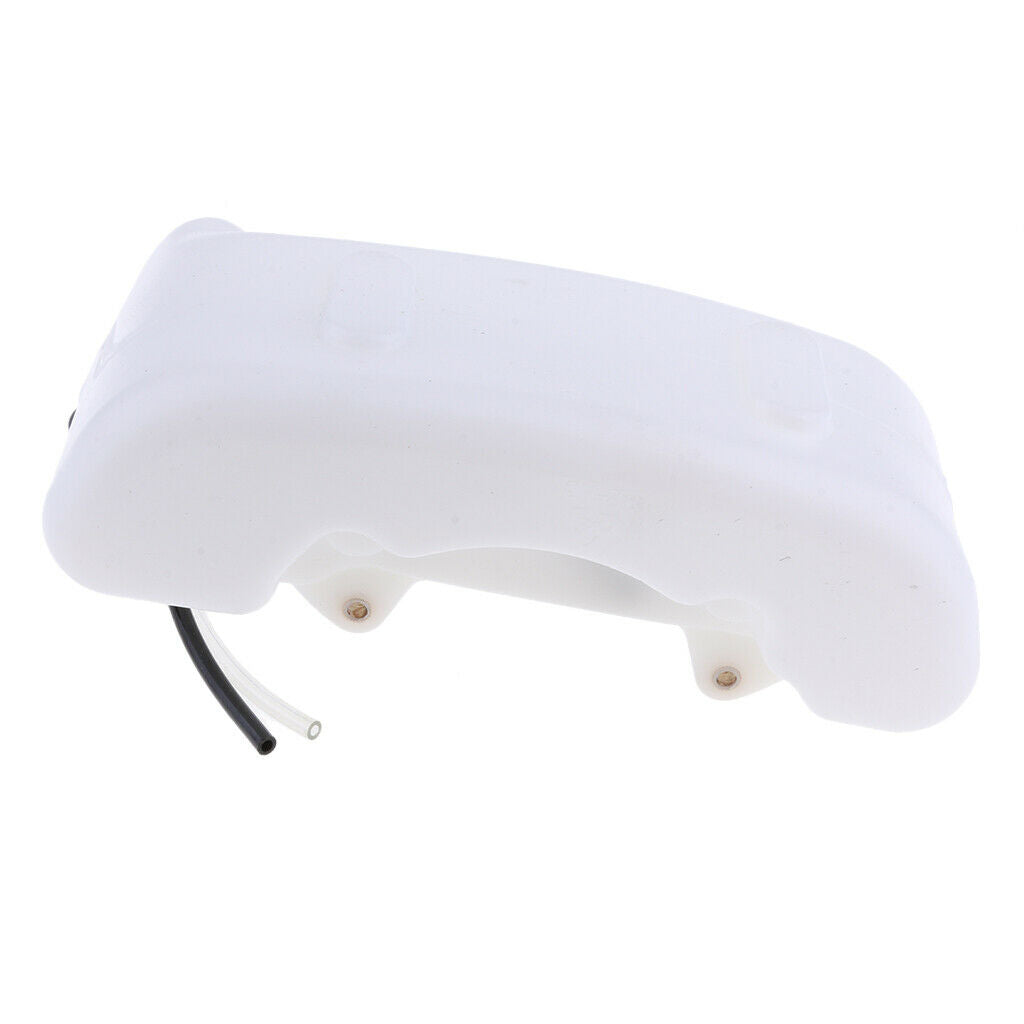Universal White Plastic Motorcycle Portable Gas Petrol Fuel Tank 43cc 47cc 49cc