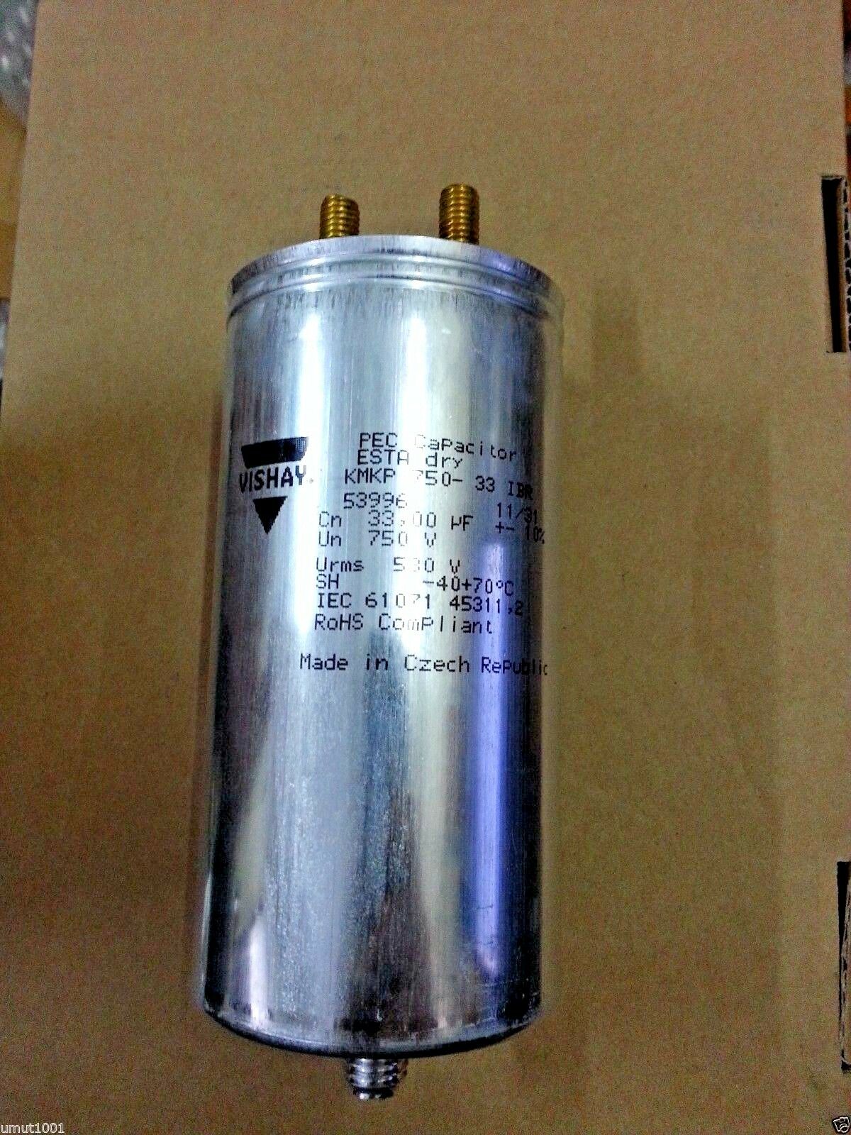 1x VISHAY ESTA KMKP 33uF 750V HI END OIL FILLED TUBE AMP LOW LOSS CAPS ROHS! PIO