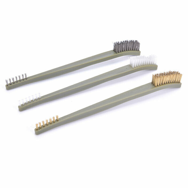 Steel Mini Double-end Wire Polishing Brush Metal Cleaning Rust Brush Gas Stove