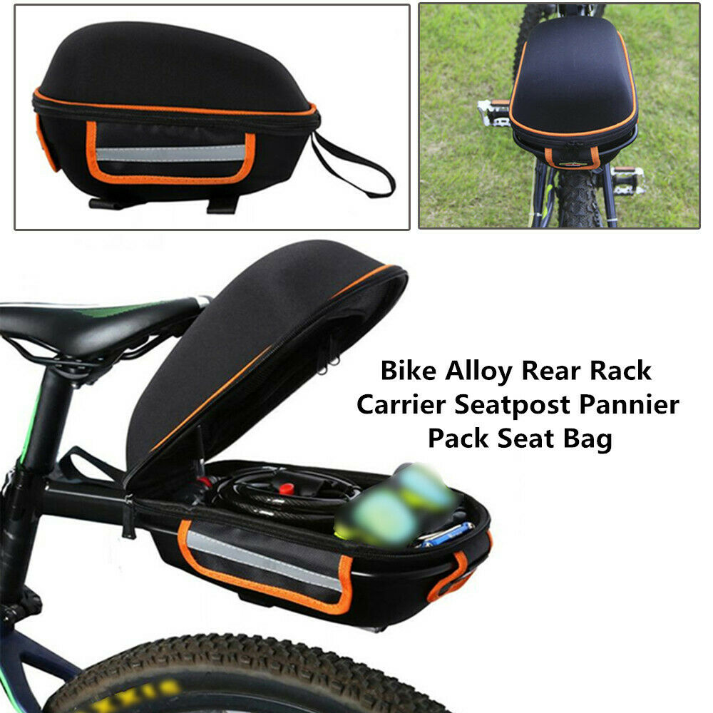 Bike Alloy Rear Rack Carrier Seatpost Pannier Pack Frame Seat Bag Load 4.5KG