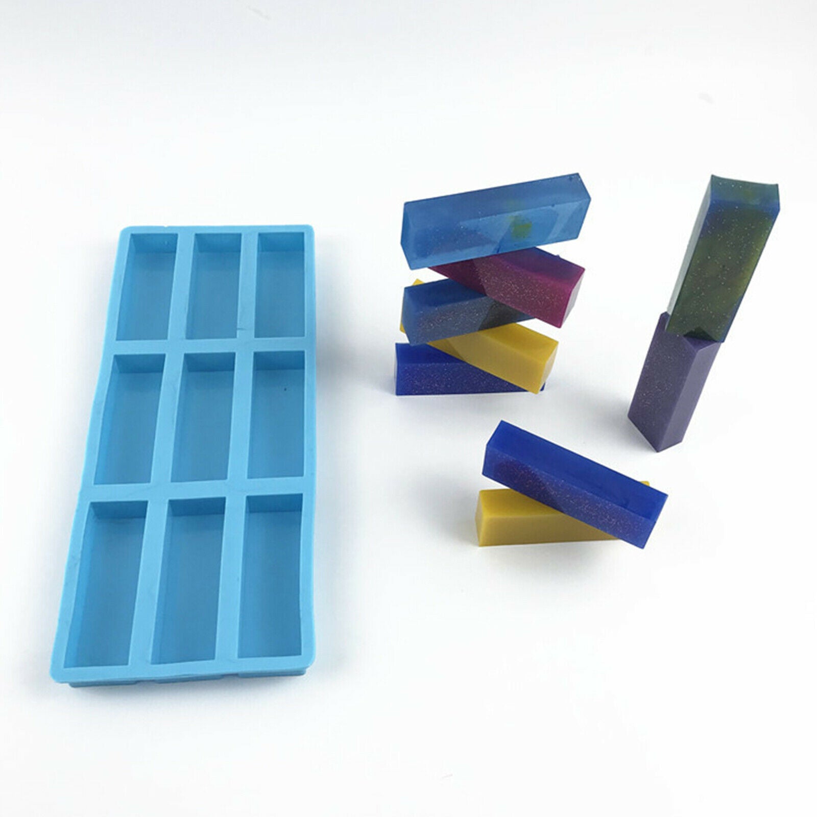DIY Ice Cube Tray Chocolate Mold Mould Non-Stick Craft Casting Art Kids