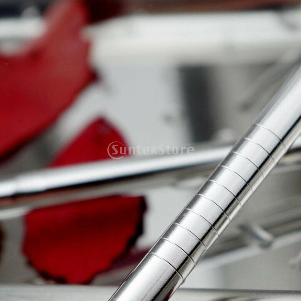 4 Pcs Reusable Bent Stainless Steel Straws Environmentally Friendly & Brush