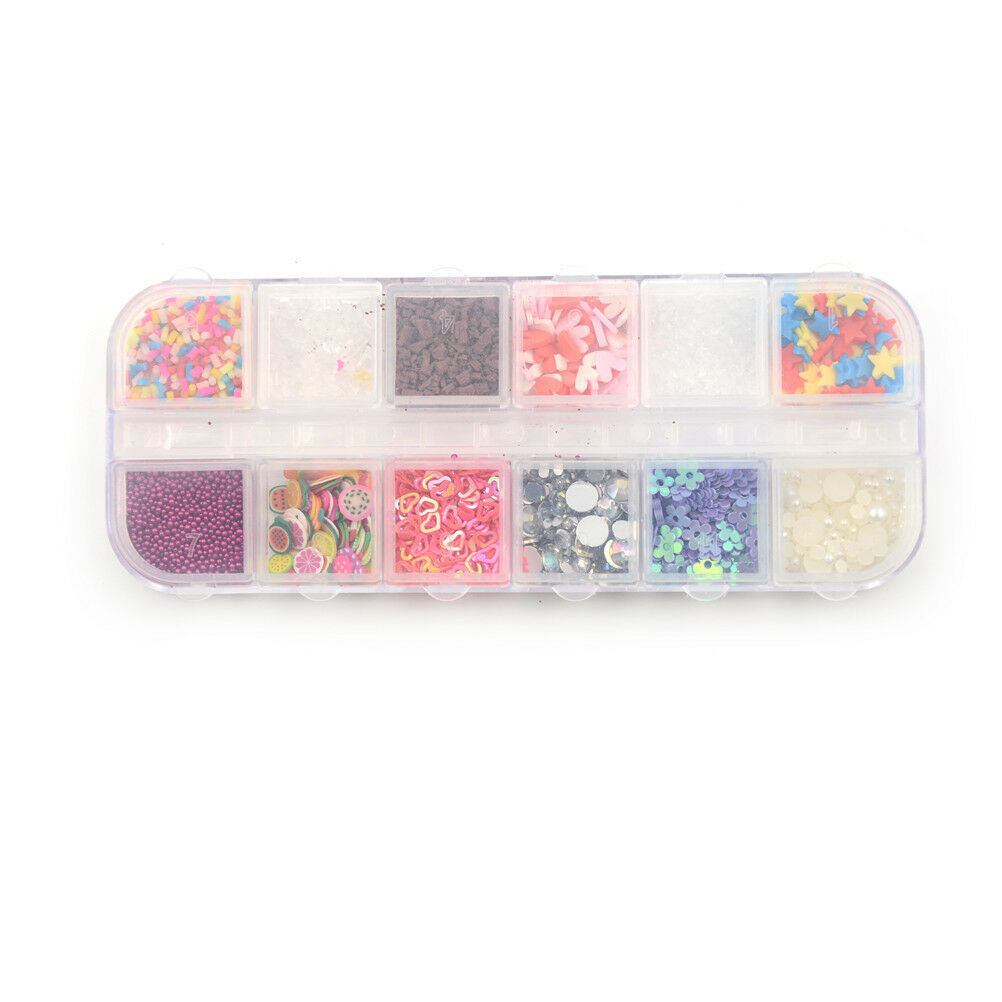 Add 12 kinds fruit pattern of slime DIY Slime Education CraftMudAntistress.l8