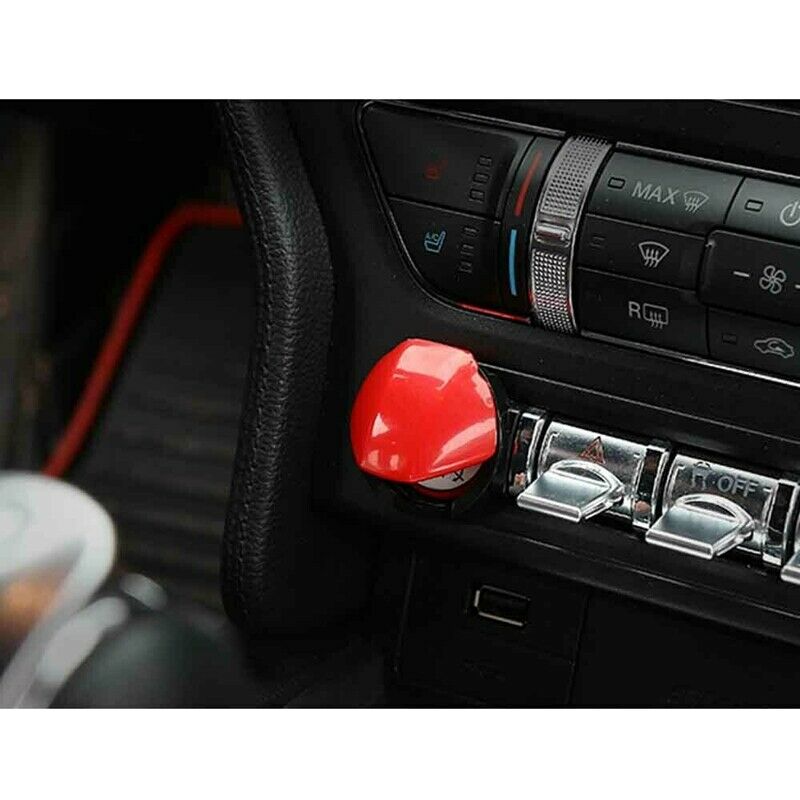 2X(Car Ignition Switch Button Cover Ignition Engine Start Stop Button CoverI9M4)
