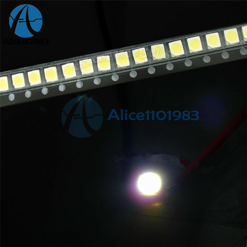 200PCS White PLCC-2 3528 1210 Super Bright Light LED POWER TOP SMD SMT