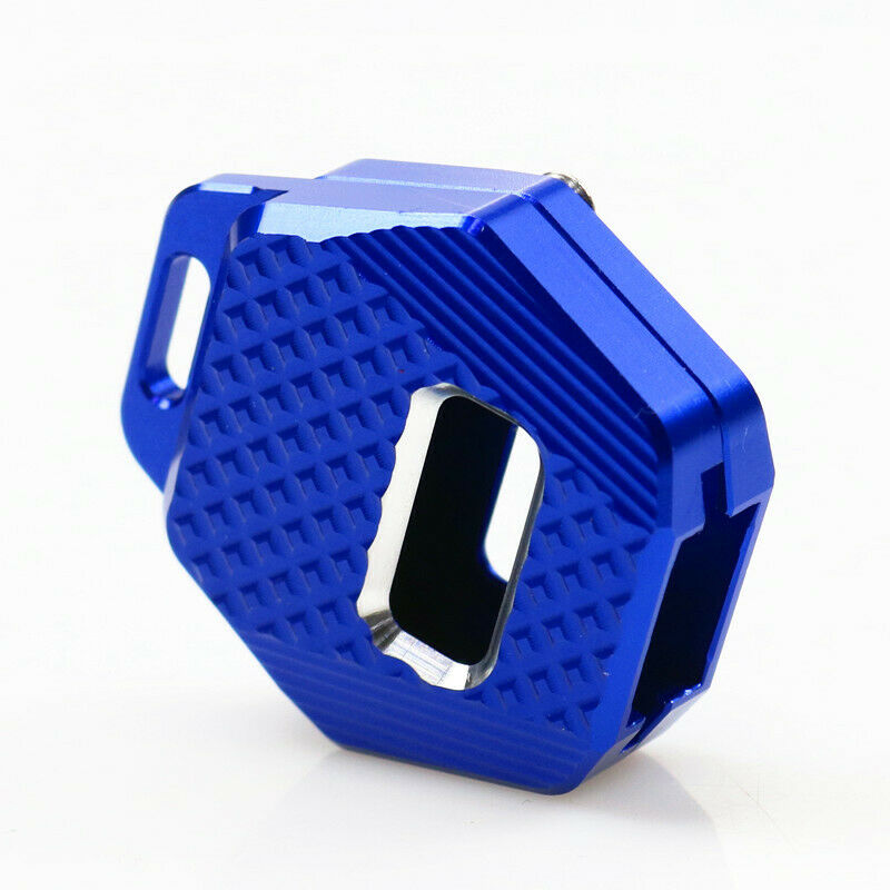 Aluminium Motorcycle Key Cover Case Blue Keychain For Kawasaki ZXR400 ZX 7R 9R