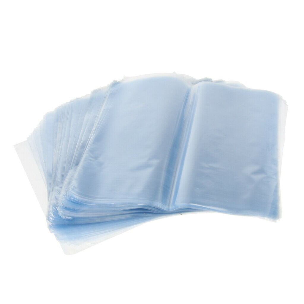 200 Pcs  Shrink Wrap Bags Films Flat Seal Packing Protectors Bags Gift