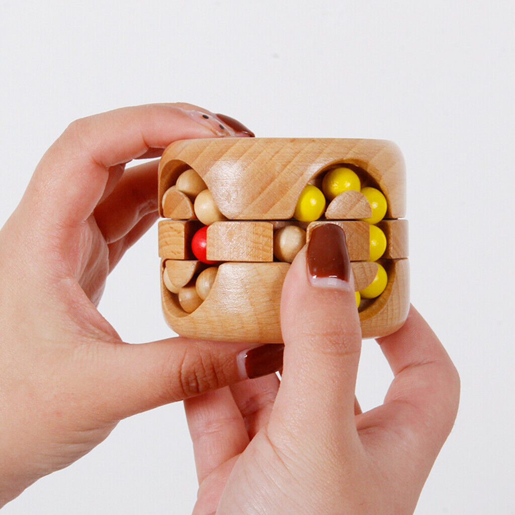 Magic Bead   Luban Lock Stress Relief Sensory Toys for Kids Adults Age 3+
