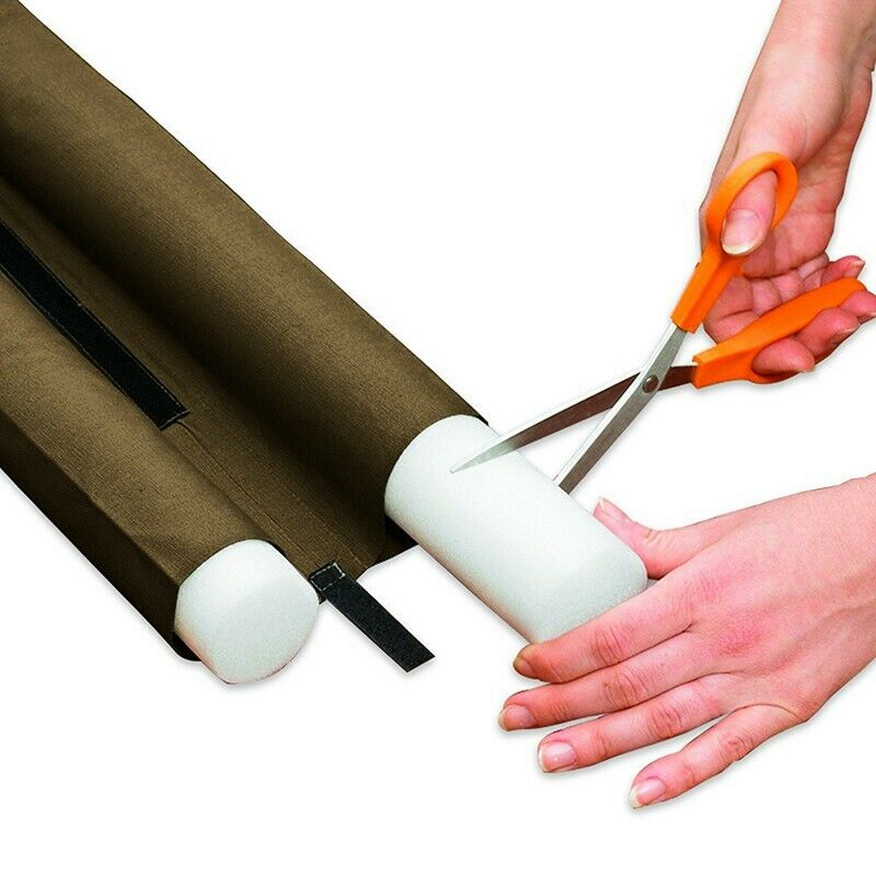 Twin Door Draft Dodger Guard Stopper Energy Saving Protector Doorstop Home DecX7