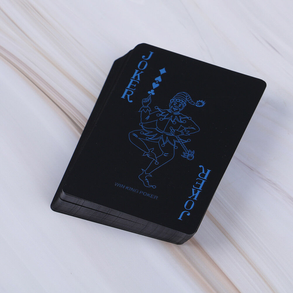 55 Pcs/Deck Poker Waterproof Playing Cards Set Classic Magic Tricks Tool  Td Lt