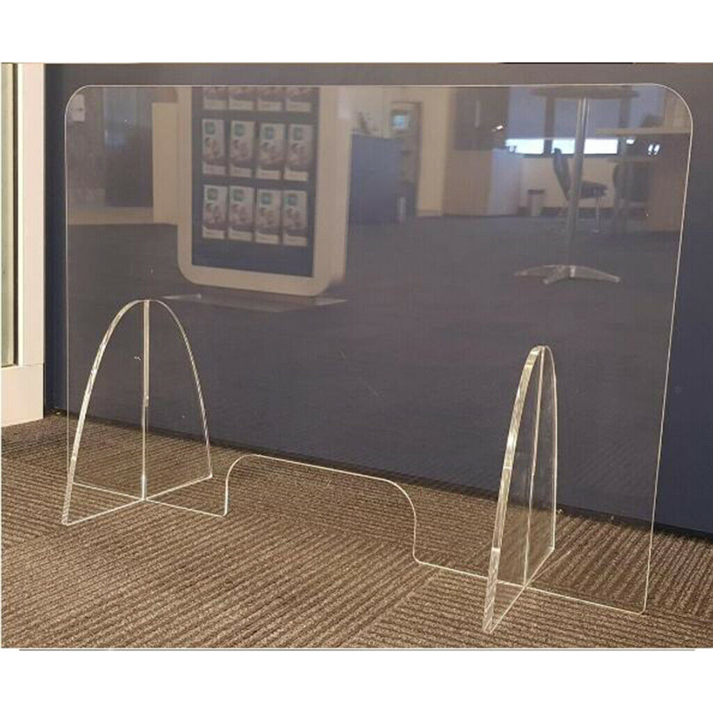Nail Salon SNEEZE GUARD Acrylic Barrier Desktop Countertop Shield Screen