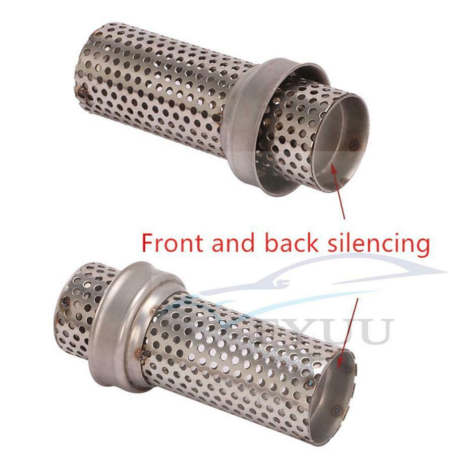 51mm 150mm Silencer Pipe Motorcycle Exhaust Pipe DB Killer Removable Muffler L