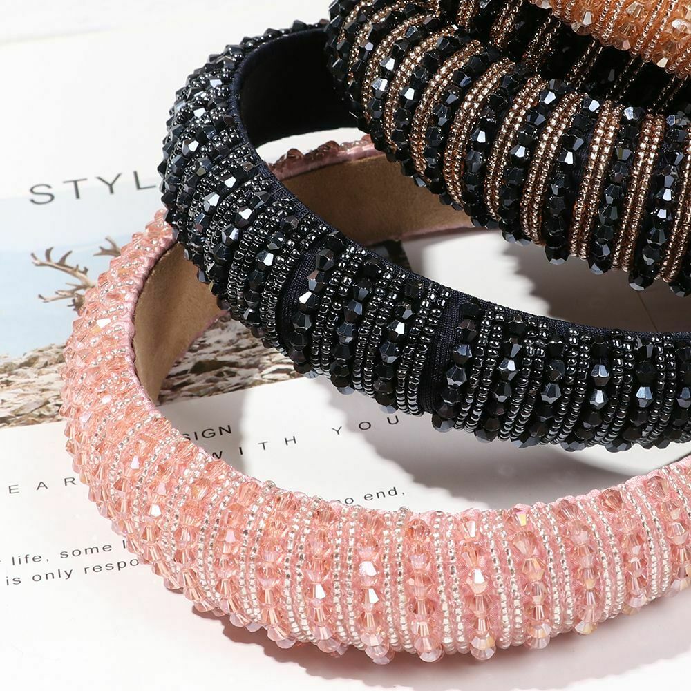 Baroque Hair Accessories Handmade Head wrap Headdress Rhinestone hairband