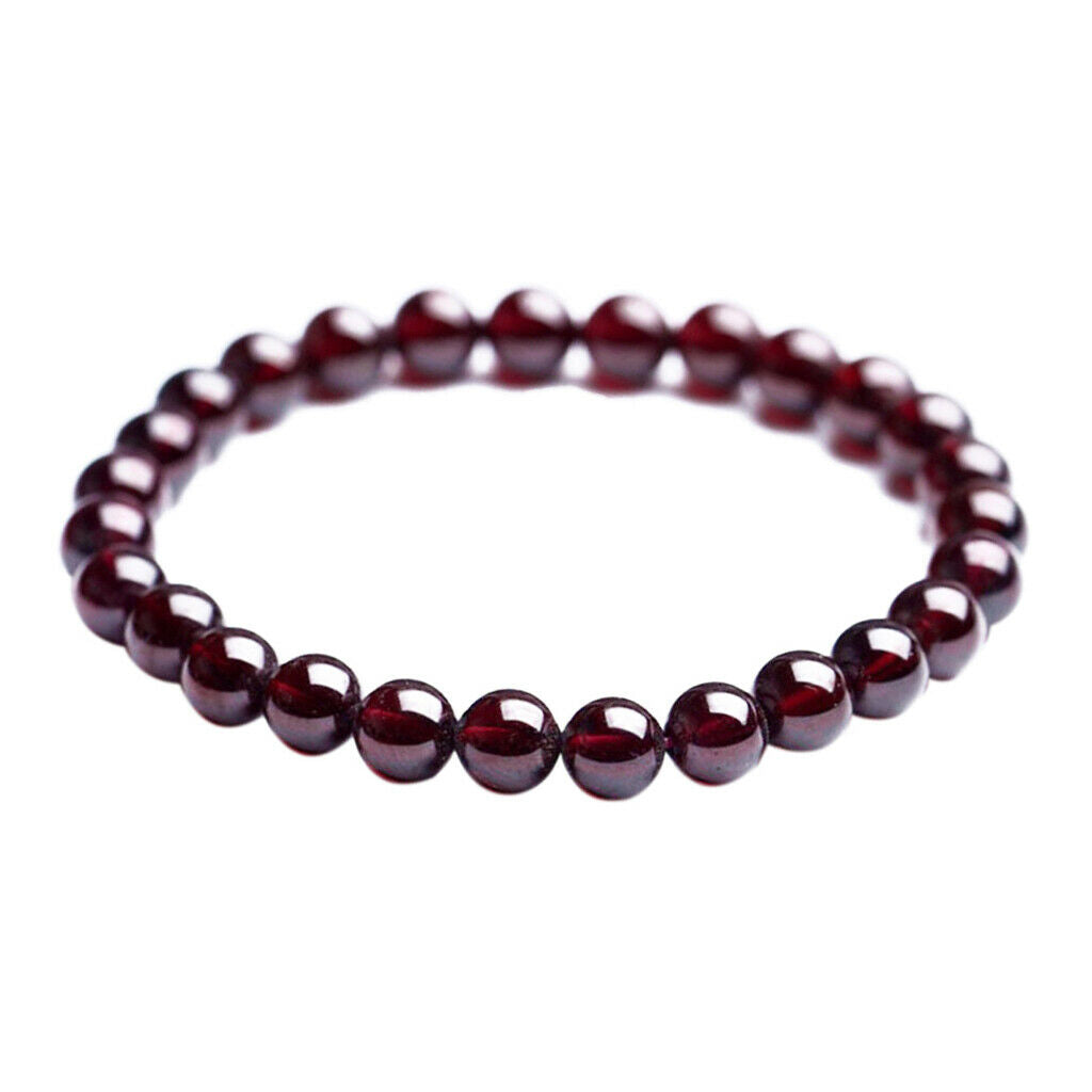 Charming Natural Bracelet Garnet Bracelet Women Birthday Gift As Described