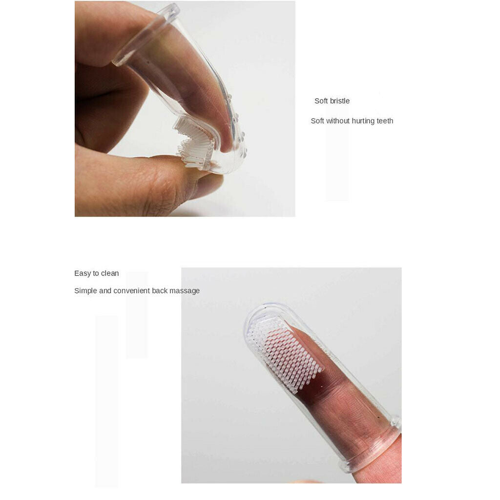 Finger Toothbrush for Dog Cat Safety Tooth Hygiene Brushes Pet Supplies